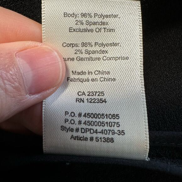 Aritzia Wilfred Chevalier Jacket Black 2 Open Front - Picture 11 of 13